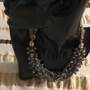 A statement necklace with plenty of bling